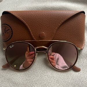 Ray Ban Round Double Bridge Sunglasses